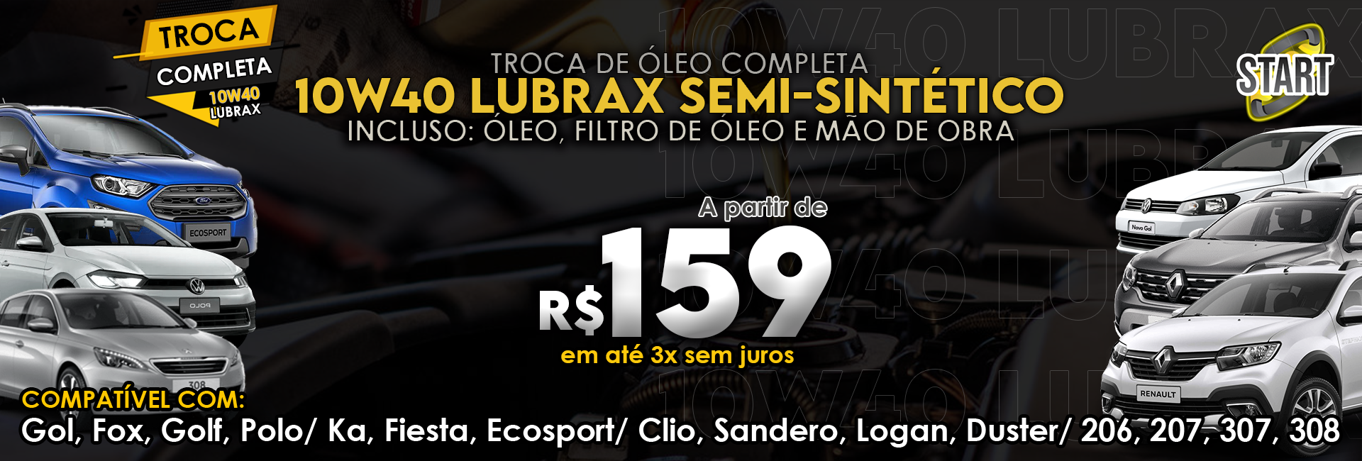 [DESKTOP] 10W40 LUBRAX SEMI-SINTÉTICO