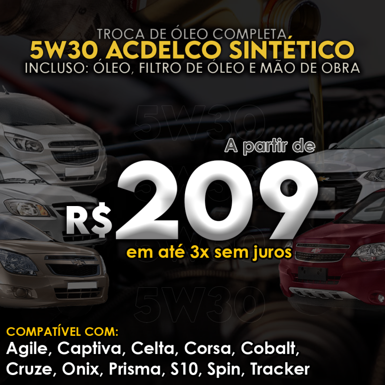 [MOBILE] 5W30 ACDELCO SINTÉTICO